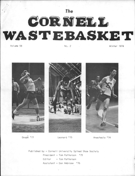 WASTEBASKET Volume 58 No