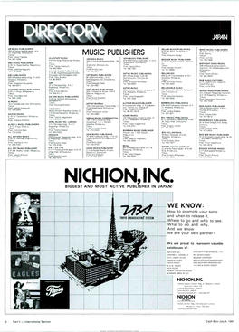 Nichion,Inc. Biggest and Most Active Publisher in Japan!