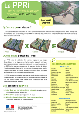 Le Ppri Plans De Prévention Des Risques D’Inondation De La Liane Et Du Wimereux