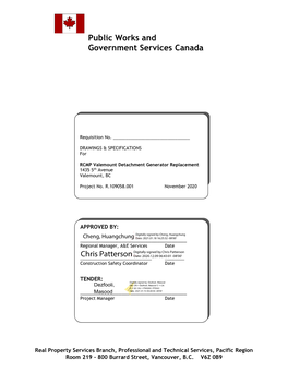 Public Works and Government Services Canada