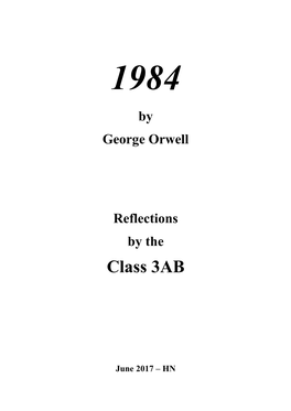 1984 George Orwell