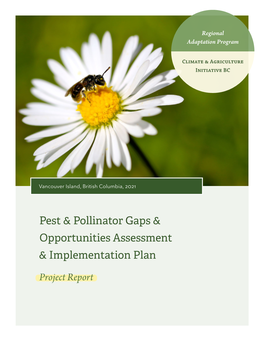 Vancouver Island Pest and Pollinator Gaps and Opportunities