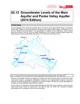 02.12 Groundwater Levels of the Main Aquifer and Panke Valley Aquifer