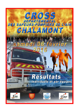 Resultats Cross Departemental 2016 Chalamont