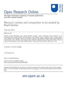 Open Research Online Oro.Open.Ac.Uk