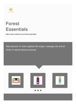 Forest Essentials