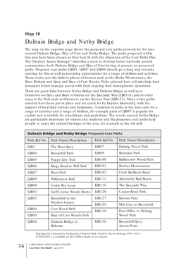 Dulnain Bridge and Nethy Bridge the Map on the Opposite Page Shows the Proposed Core Paths Network for the Area Around Dulnain Bridge, Skye of Curr and Nethy Bridge