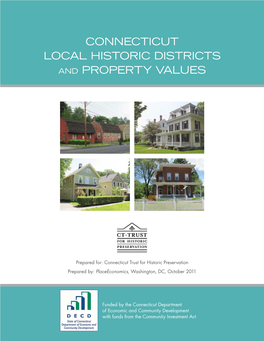 Connecticut Local Historic Districts and Property Values