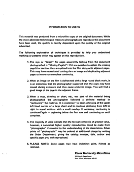 Xerox University Microfilms 300 North Zeeb Road Ann Arbor, Michigan 48106 I I I I 75-26,610