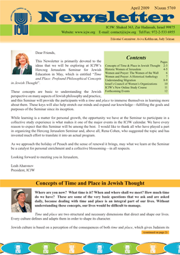 ICJW Newsletter.Indd