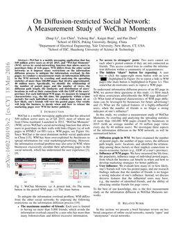 A Measurement Study of Wechat Moments