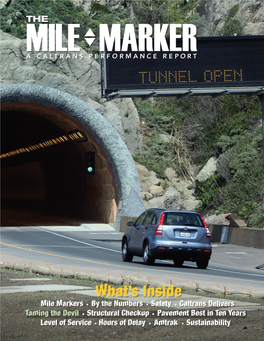 The Mile Marker a Caltrans Performance Report