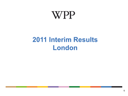 2011 Interim Results London