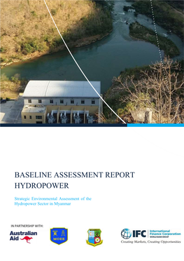 Baseline Assessment Report Hydropower