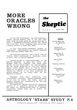 Slleptie · Vol 2 No 2 August 1982