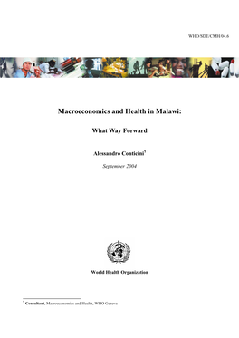 Macroeconomics and Health in Malawi