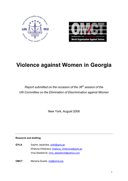Violence Against Women in Georgia