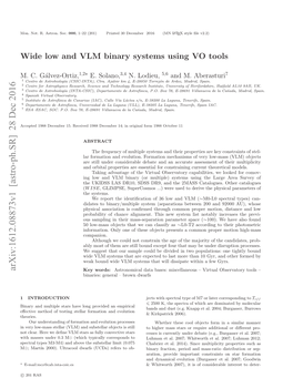 Arxiv:1612.08873V1 [Astro-Ph.SR] 28 Dec 2016