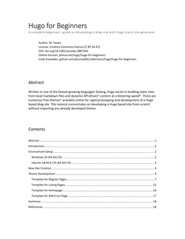 Hugo-For-Beginners.Pdf