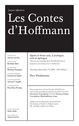 Les Contes D'hoffmann