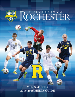 Men's Soccer 2015-2016 Media Guide