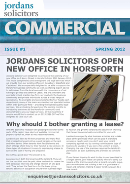 Jordans Solicitors Open New Office in Horsforth