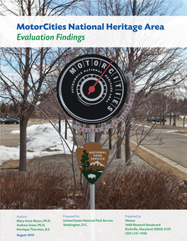 Motorcities National Heritage Area Evaluation Findings