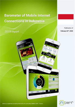 Barometer of Mobile Internet Connections in Indonesia