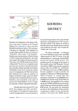 Khordha District