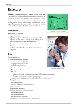 Endoscopy 1 Endoscopy