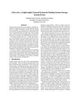 EXPLODE: a Lightweight, General System for Finding Serious Storage System Errors