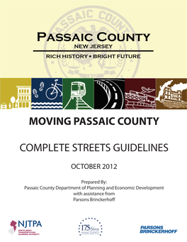Passaic County Complete Streets Guidelines