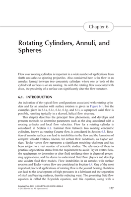 Rotating Cylinders, Annuli, and Spheres