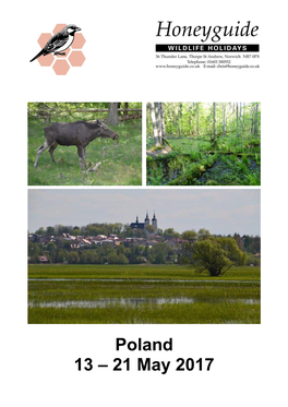 Poland 13 – 21 May 2017