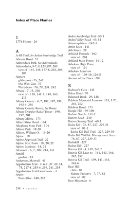 Index of Place Names