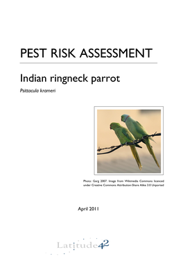 Pest Risk Assessment