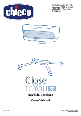 Bedside Bassinet Owner's Manual