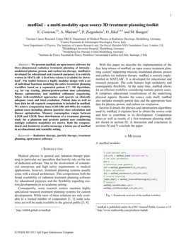 Matrad – a Multi-Modality Open Source 3D Treatment Planning Toolkit E