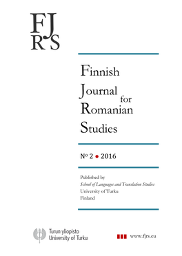 Finnish Journal Romanian Studies