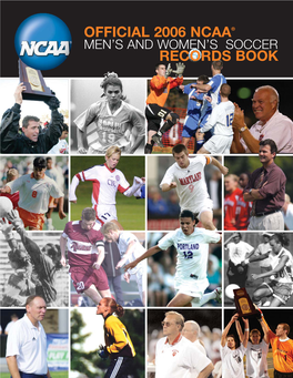 Official 2006 NCAA Men's and Women's Soccer Records Book