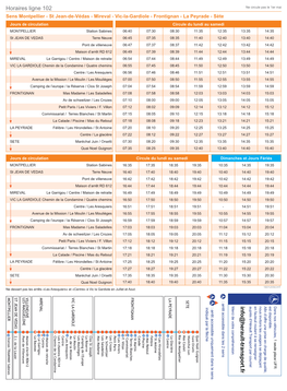 Horaires Ligne