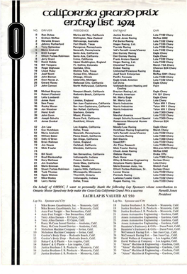List 1974. NO