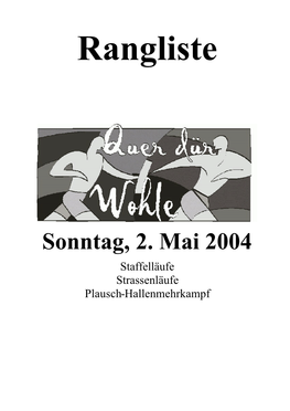 Sonntag, 2. Mai 2004