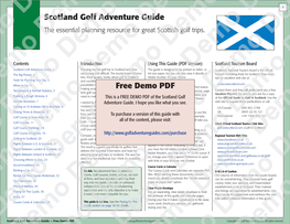 Scotland Golf Adventure Guide the Essential Planning Resource for Great Scottish Golf Trips