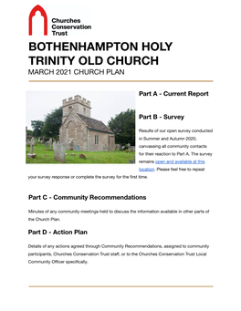 Bothenhampton Church Plan
