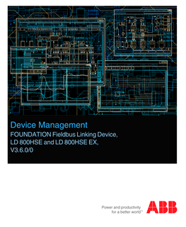 FOUNDATION Fieldbus Linking Device LD 800HSE, User Instructions