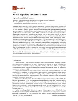 NF-Κb Signaling in Gastric Cancer