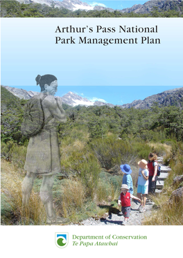 Arthur's Pass National Park Management Plan
