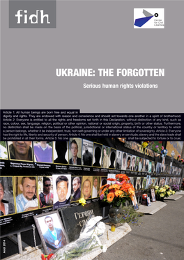 UKRAINE: the FORGOTTEN Serious Human Rights Violations