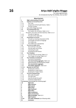 10.16 Ariya Atthangika Magga Piya